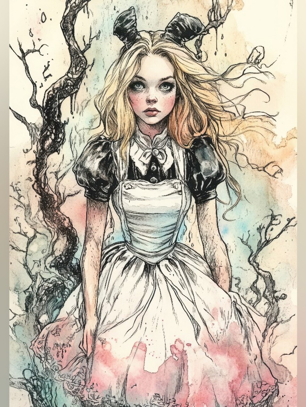 16pc=Alice Sketch Look Prints Special